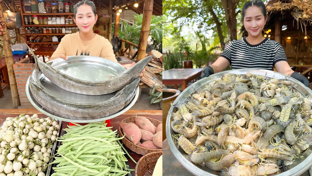 Duck Salty Sour Soup, Creamy Mantis Shrimp, Ocean Fish Traditional Soup | Amazing Cooking Skill