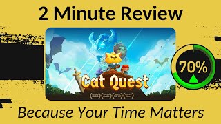 Cat Quest - Two Minute Review! - YouTube