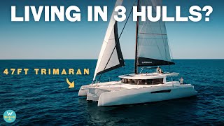 SAILING OUR FIRST TRIMARAN (full tour)