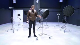 Proaim Baby 5/8” Jr. Triple Riser Light Stand w Wheels for Studio, Photography & Videography
