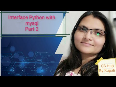 cbse12# Interface Python with mysql #video no 2 - YouTube