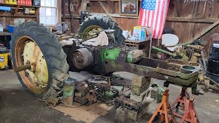 John Deere 60 Teardown - Part 1: Front Axle, Steering, Radiator, Intake/Exhaust, & Fanshaft Removed by MichaelTJD60 2,028 views 1 year ago 19 minutes