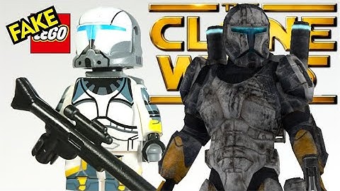 Unofficial Lego RC-1262 Scorch Clone Commando Delta Clone Wars Minifigure by Pogo pg 2030