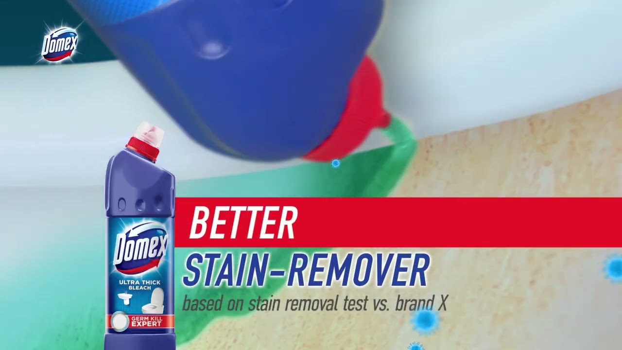 Clean your toilet better with Domex!