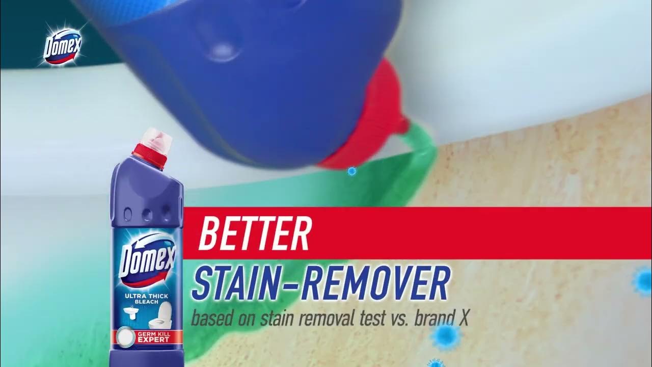 Clean your toilet better with Domex! YouTube