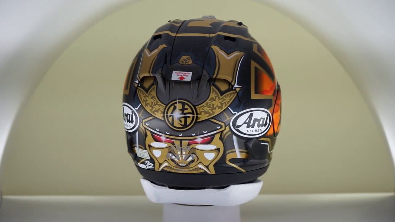 Arai RX-7V Pedrosa Spirit Special Edition Helmet - YouTube