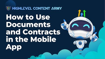 How to Use Documents and Contracts in the Mobile App