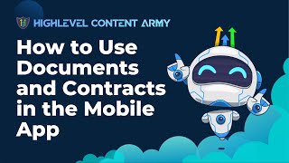 How to Use Documents and Contracts in the Mobile App