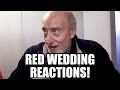 Game of Thrones Cast Red Wedding Reactions