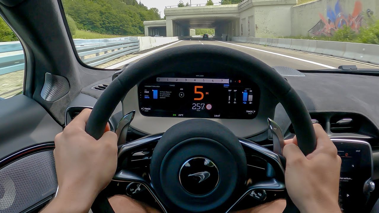 POV: Autobahn run with a 735hp Novitec McLaren Artura