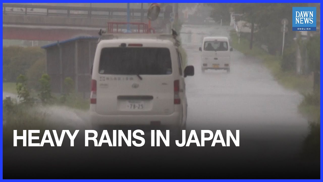 Heavy Rains Hit Northern Japan, Causing Evacuations And Transport Disruptions | Dawn News English