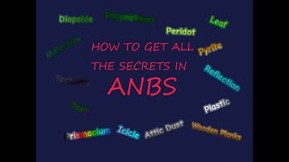how to get all the currently obtainable secrets in anbs | roblox a normal button simulator