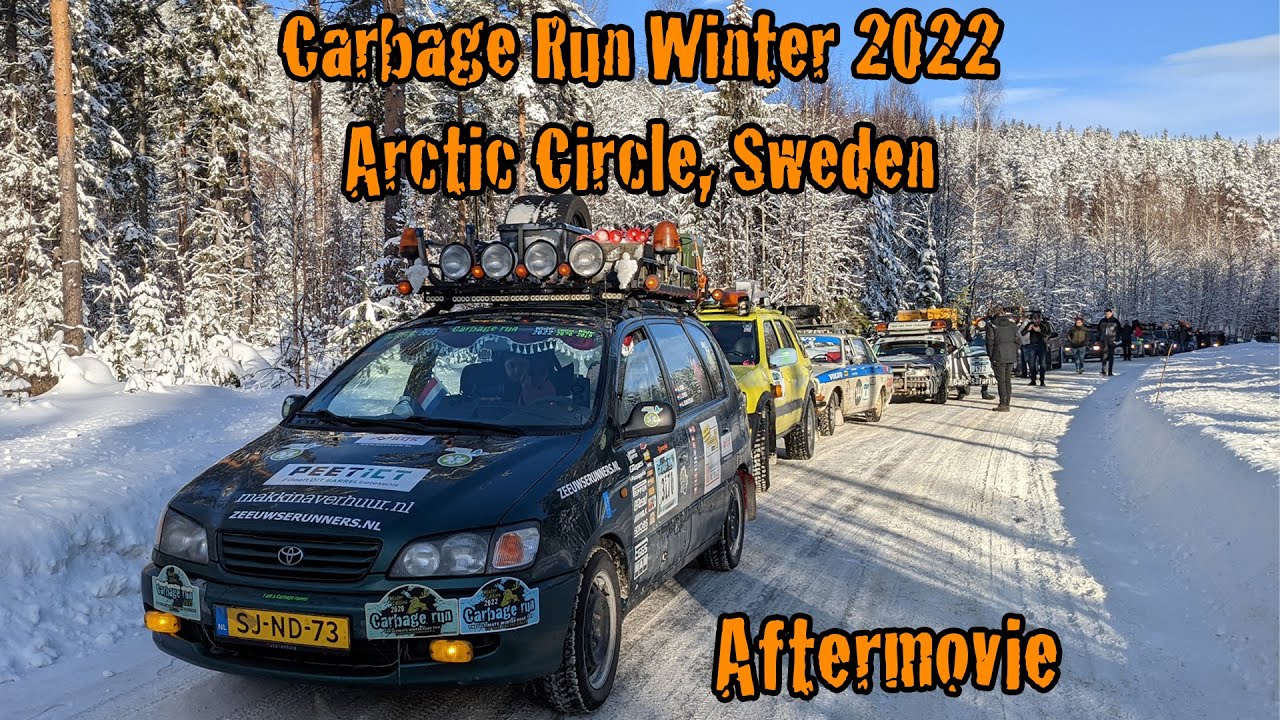 Carbage Run Winter 2022 - Arctic Circle aftermovie