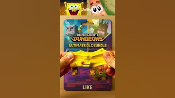 Unboxing SpongeBob x Patrick (Minecraft Dungeons Ultimate DLC Edition) with UniBoo ✨ #spongebob