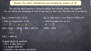 Converting between mL and L: Examples (Part 2)