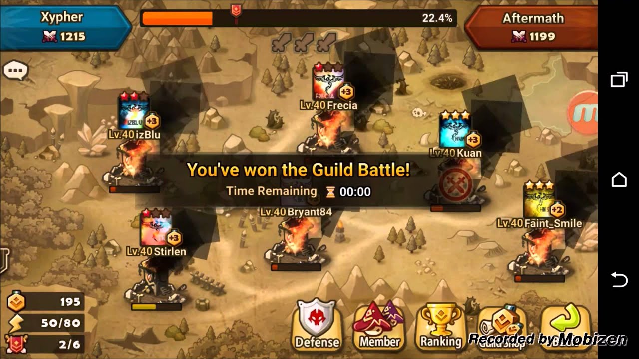 Summoners War Sky Arena: Guild Battles volume 1, New B10 Dragons Team and a Special Clip