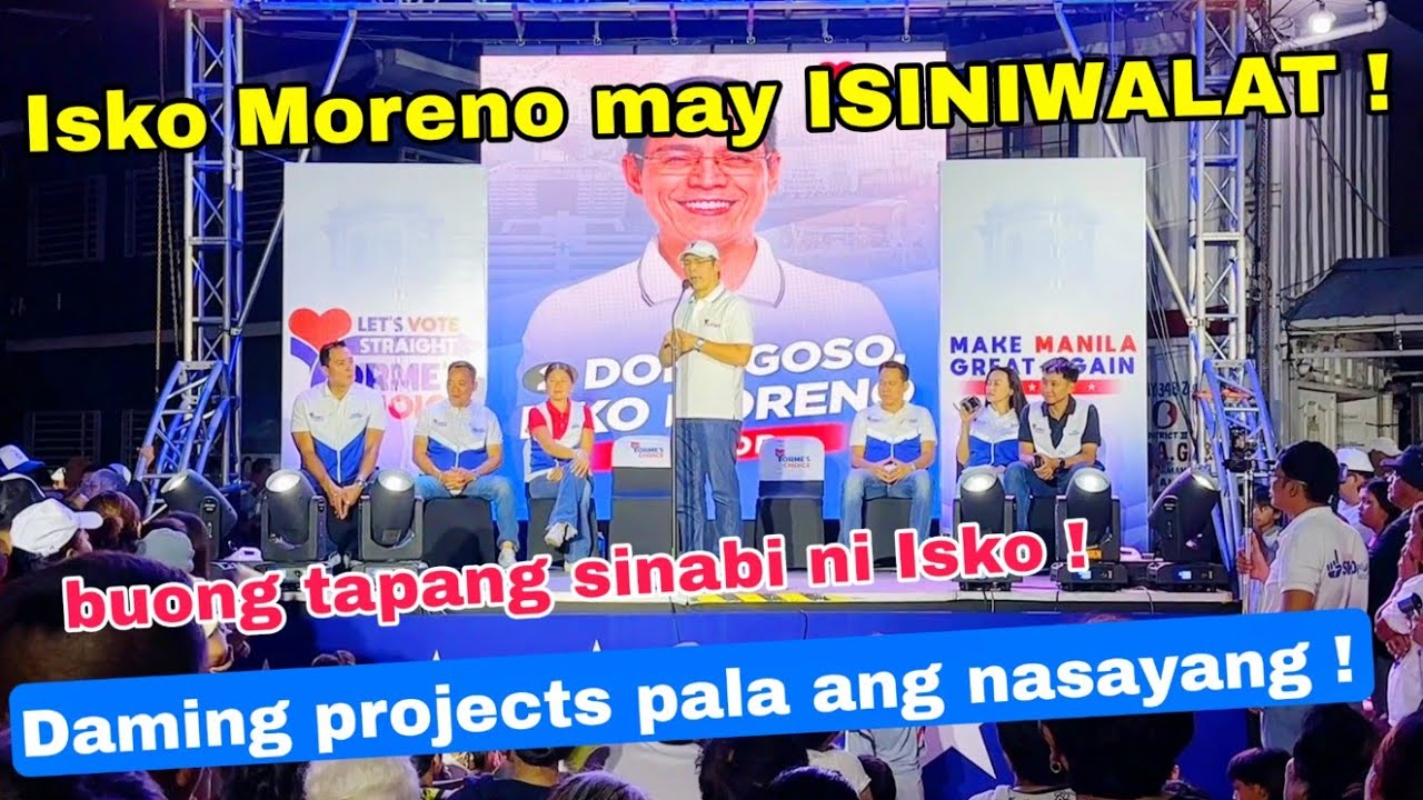 Grabe ito ! Isko Moreno buong tapang siniwalat mga projects na hindi nagamit ! Part 3 district 4/10