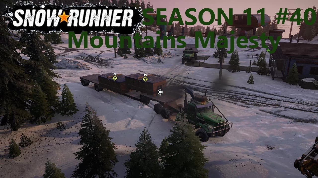 SnowRunner Season 11 SCANDINAVIA By The Lake Mountains Majesty #40