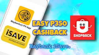 ShopBack App: Easy P350 Cashback from Maybank iSave. screenshot 5