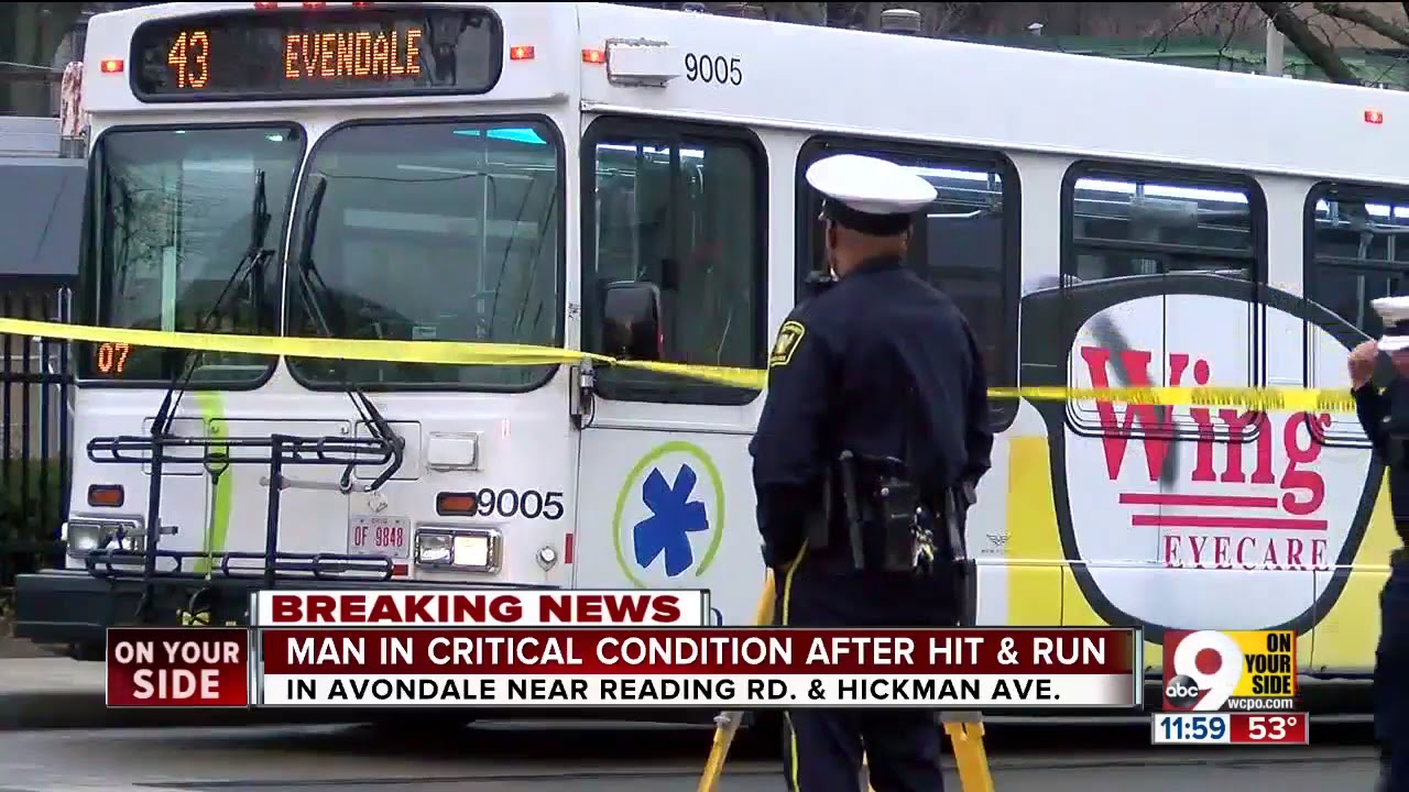 Man in critical condition after hit and run - YouTube
