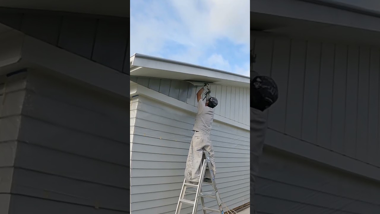 Airless spraying gable end Quickclick Stabiliser 