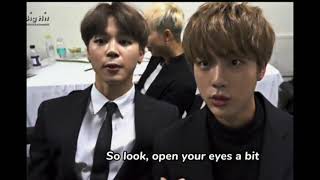 Jin Was Teaching Jimin How To Smirk And Jimin Just Hes So Funny
