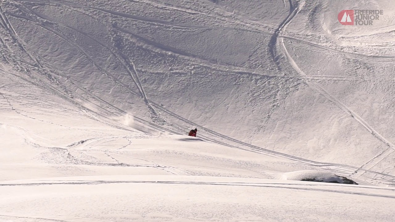 Winning Run Ski Men U16 Justin Blanchet (FRA) - 2019 Verbier Freeride  Junior 3* by Dynastar