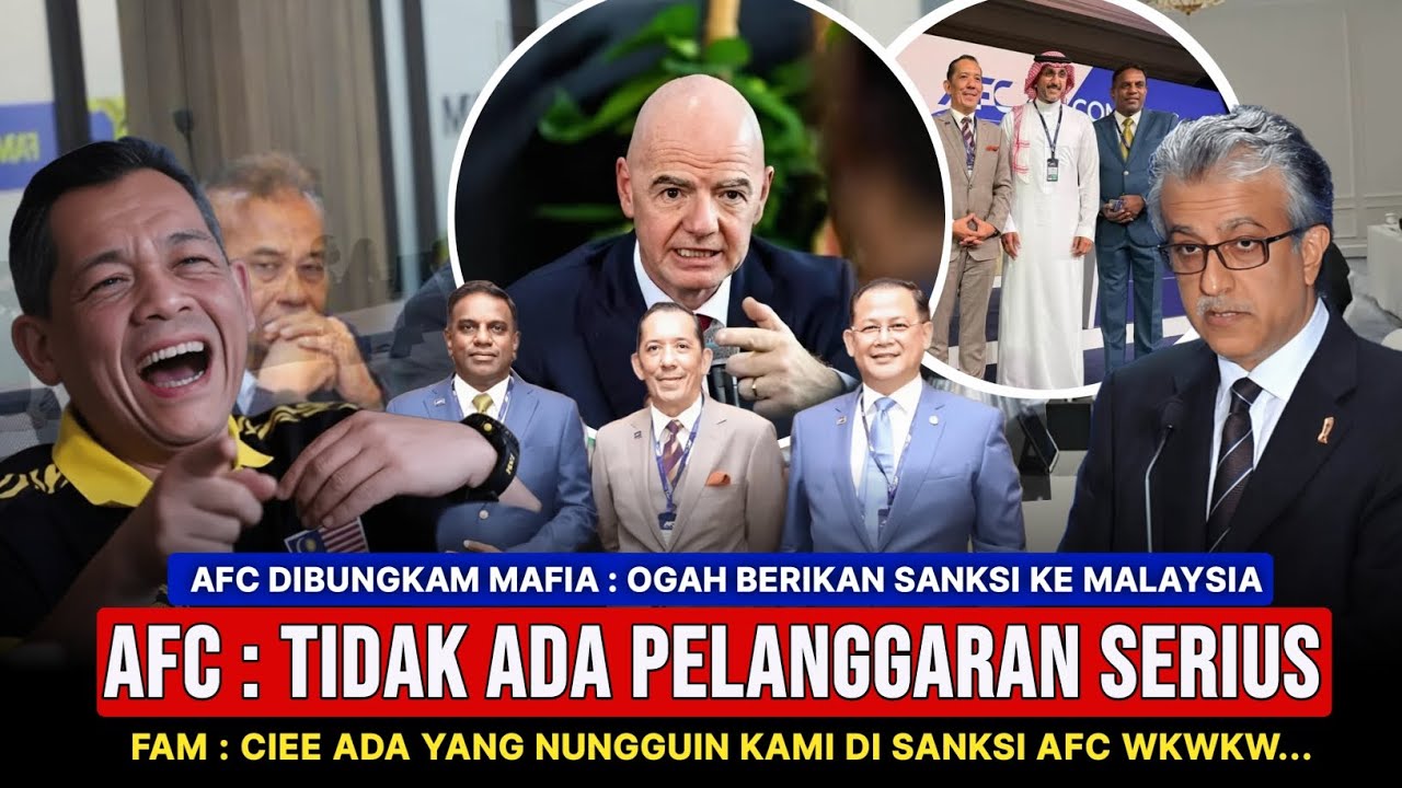 AFC Ogah beri Sanksi ke Malaysia : Tidak ada Pelanggaran Serius, FAM : Cie nungguin kami di sanksi🤪