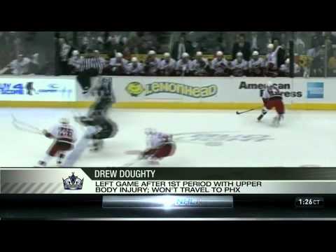 Erik Cole hit on Doughty - NHL Fox Sports West Feed