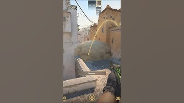 Лучший Смок с МИДа на шорт на карте Dust2 CS2! #csgo #cs #counterstrike #cs2 #кс2 #shorts #dust2 #кс