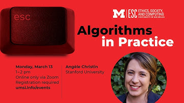 Angèle Christin: Algorithms in Practice