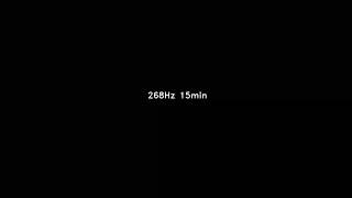 268 Hz 15min sine sound wave