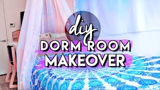 DIY DORM ROOM MAKEOVER/TRANSFORMATION | JENerationDIY