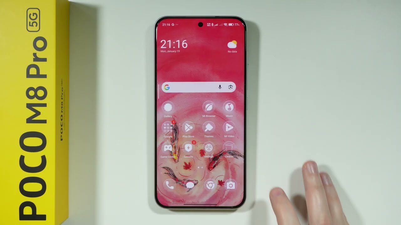 POCO M8 Pro 5G: Как получить прозрачные значки приложений (стеклянные иконки)