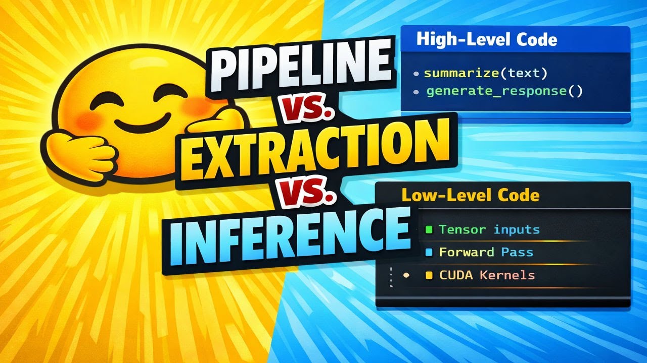 28. Hugging Face Guide: Pipeline vs. Extraction vs. Inference API Compared In Hindi