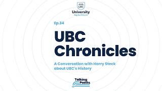 Talking Points: Ep34 UBC Chronicles: A Conversation with Harry Steck about UBC's History