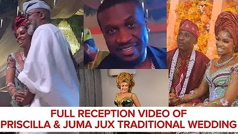 Full Reception Video of Priscilla Ojo & Juma Jux Traditional Wedding Video #jp2025