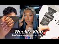 Weekly vlog getting my life together  after being sad | Braces,Cut my hair ,nails ,Lashes &amp; more 💕