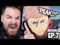 PURE F**KING PEAK ANIMATION!!!! | JUJUTSU KAISEN SEASON 3 - EPISODE 7 | FIRST TIME REACTION!!