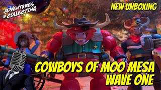 Unboxing Wave One of Cowboys of Moo Mesa from Nacelle Toys