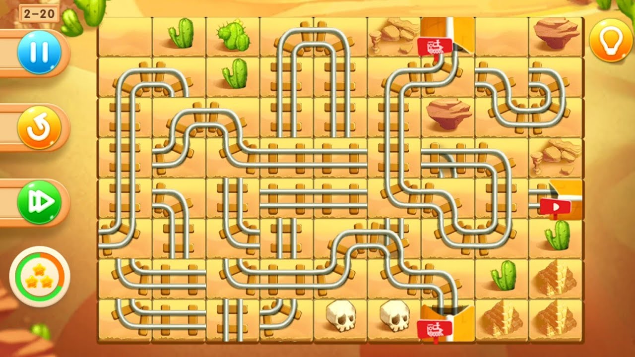 Train Maze Strategic Puzzle Game Android Gameplay 34 YouTube