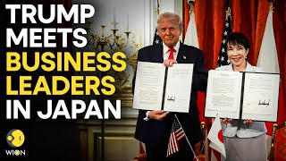 Trump Visits Japan LIVE: Trump Meets With Business Leaders as Part of Trip to Japan | WION LIVE