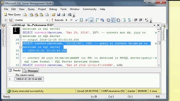 How to convert string to datetime in sqlserver with Queries