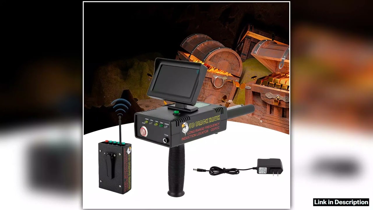 Metal Detector Gold Finder Underground Metal Scanner with High Definition Screen for Gold Silver Co