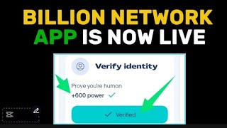 🔥 BILLION APP UPDATE: Easily access Your account | BILLION AIRDROP