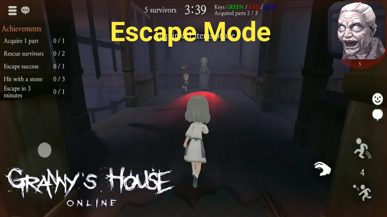 Granny's House Online Escape Mode Gameplay Walkthrough (Android
