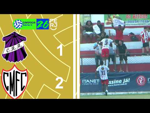 CARIOCA SÉRIE C 2026 - SEMIFINAL - JOGO DE VOLTA - CAMPOS 1X2 CARDOSO MOREIRA