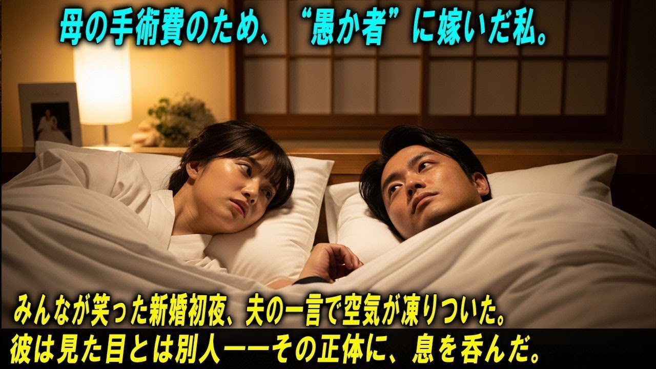 母の手術費のため、“愚か者”に嫁いだ私。 みんなが笑った新婚初夜、夫の一言で空気が凍りついた。 彼は見た目とは別人――その正体に、息を呑んだ。