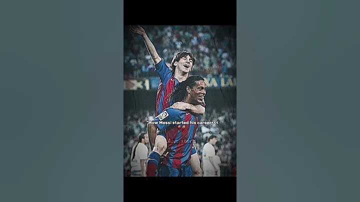 How Messi and Ronaldo started career #shorts #football #trending