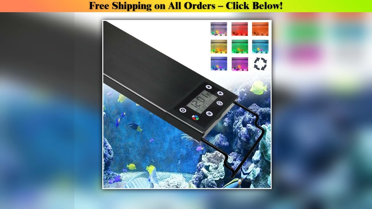 3060cm Fish Tank 247 Full Spectrum Lighting LED Light Aquarium Decoration Aquatic Plant Growth